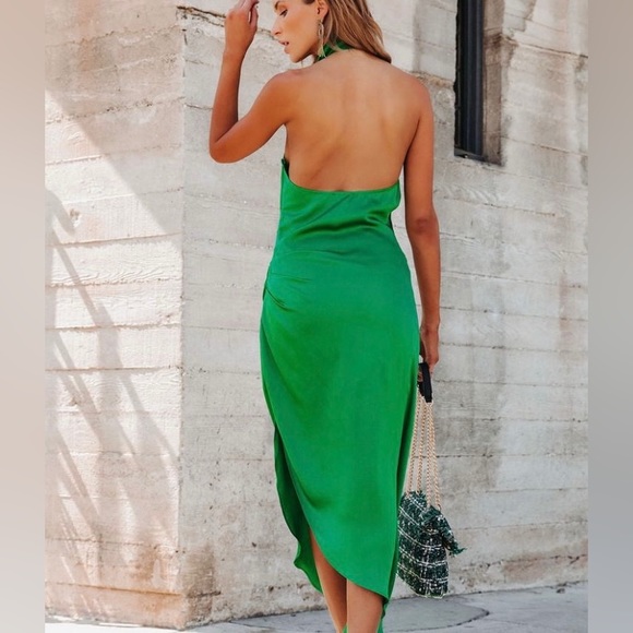 Vici Asymmetrical MIDI Dress - Picture 2 of 3